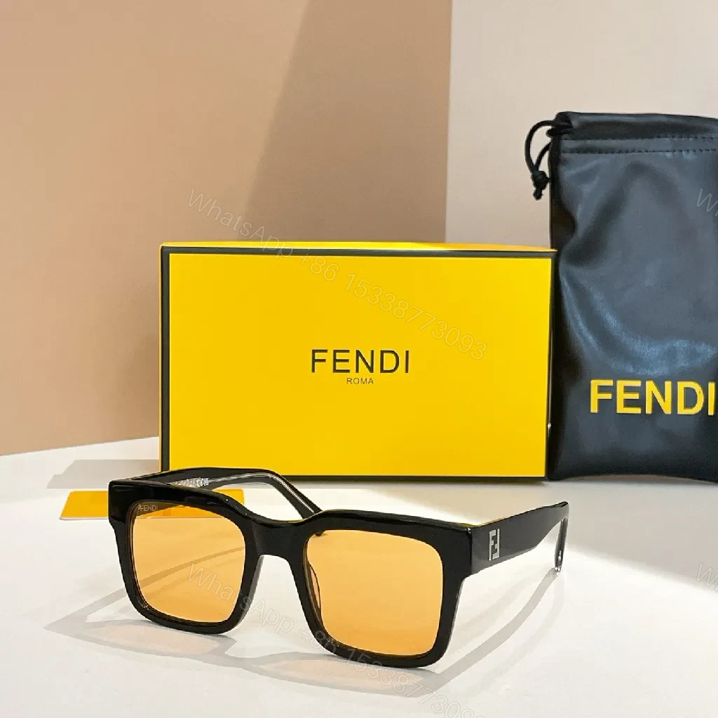 View 7 of Tortoise-Texture Acetate Squared Sunglasses, UV Protection