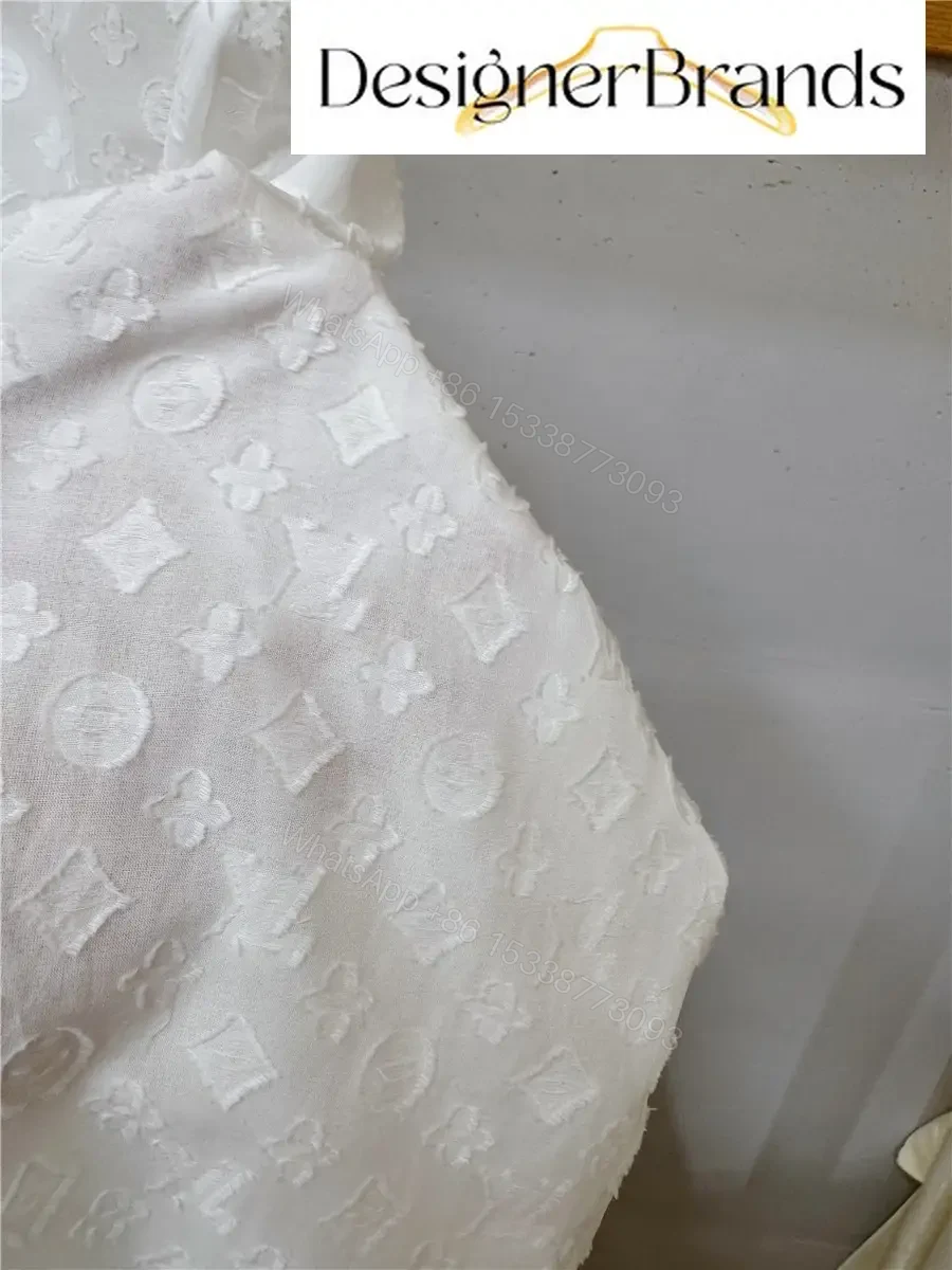 View 4 of Louis Vuitton White Monogram Fil Coupe Shirt