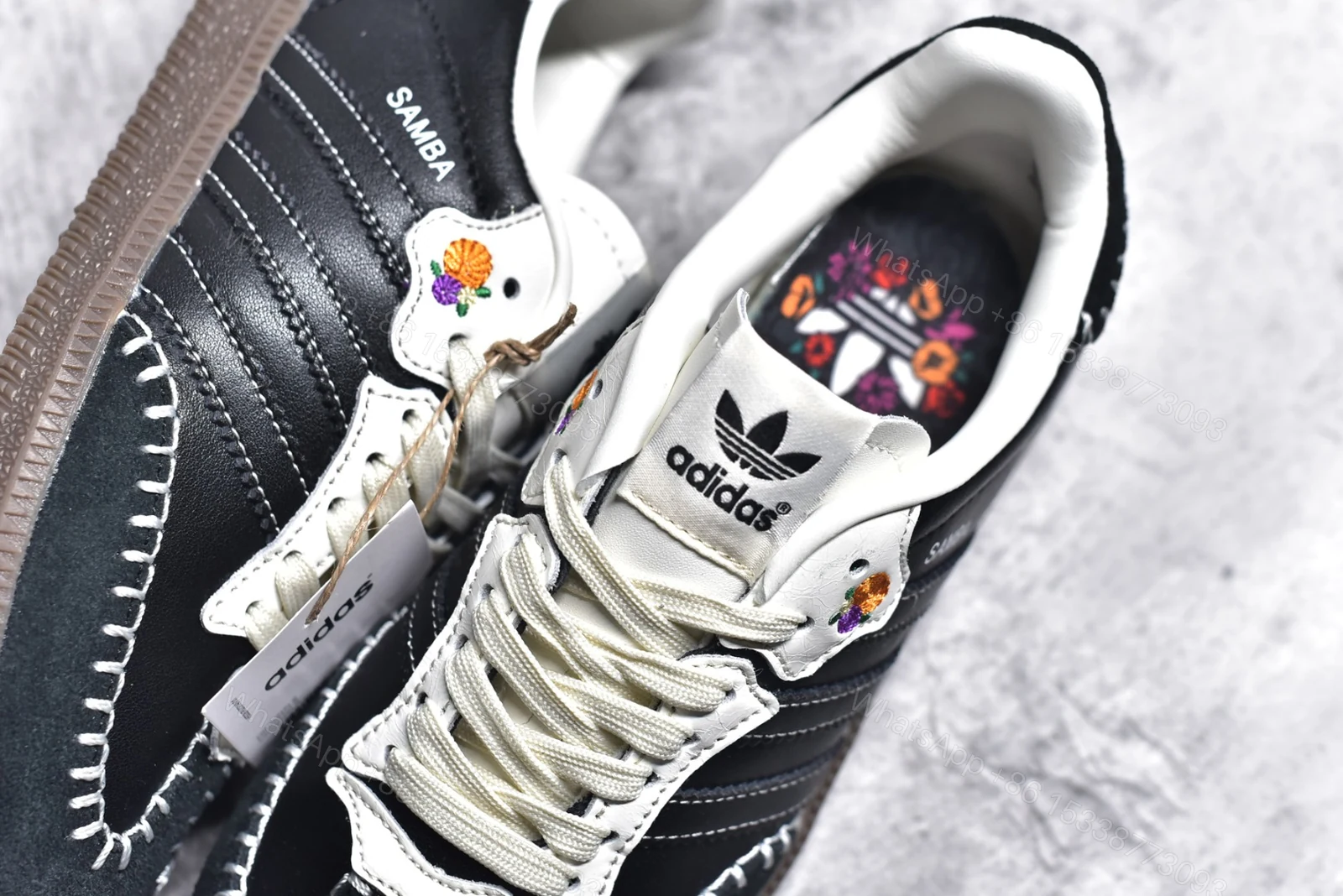 View 5 of adidas Samba OG Dia de Muertos Pack Black