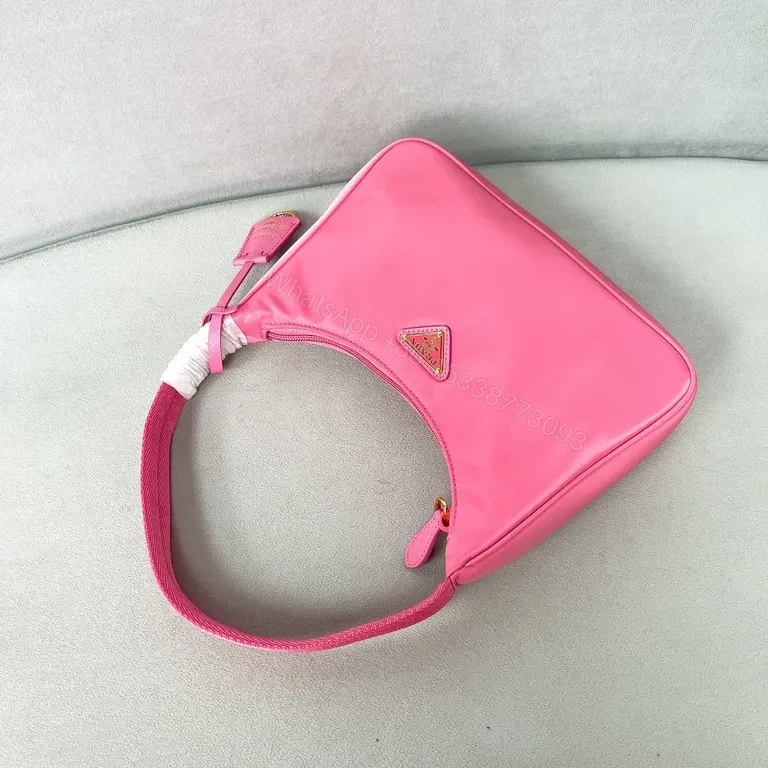 View 4 of Pink Prada-Inspired Mini Bag: Day-to-Night Luxe, Compact, Durable