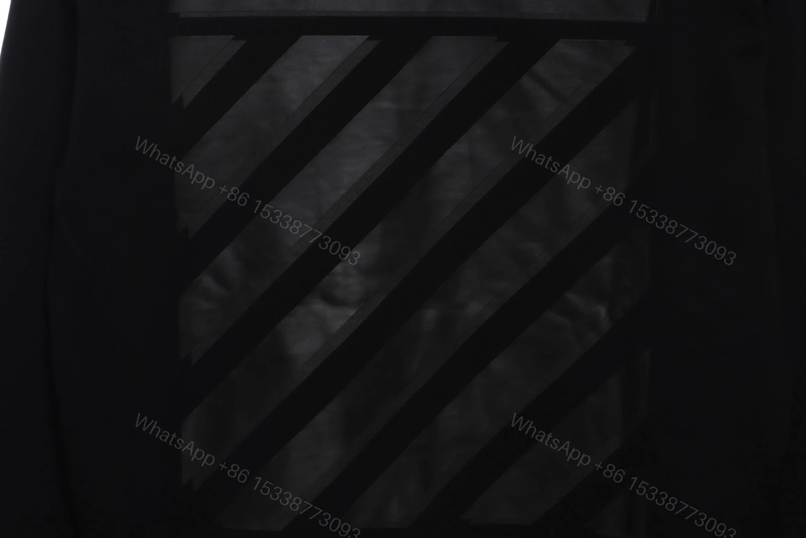 View 4 of Off-White Overlapping Zebra Crossing Arrow Hoodie