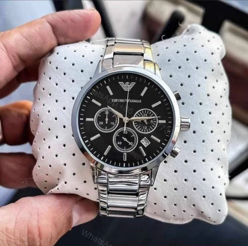 Emporio Armani AR2453 Black Dial Quartz Chronograph 43MM — view 1
