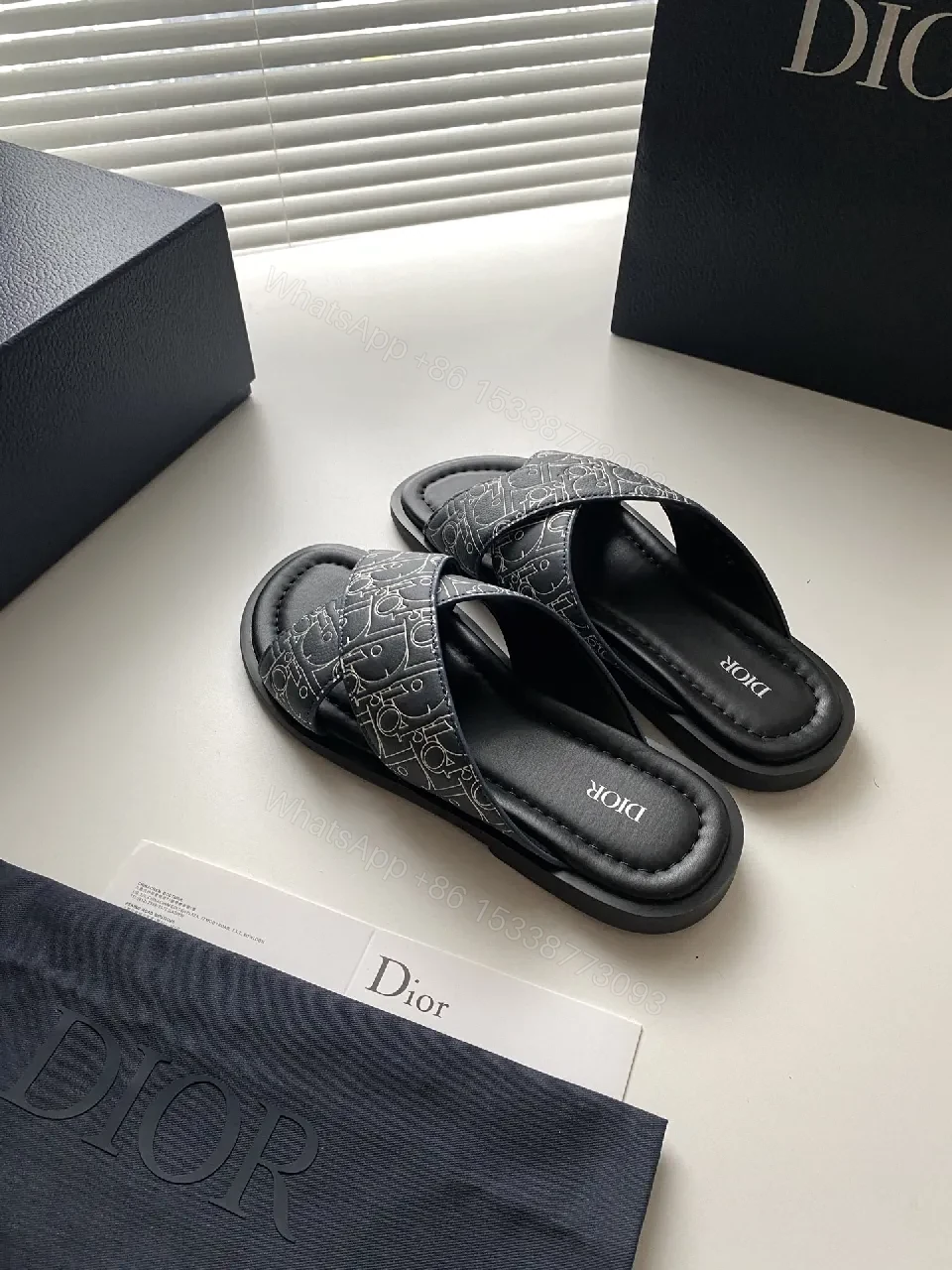 View 9 of Monogram Luxe Slide: Premium Comfort, Unisex Designer-Style