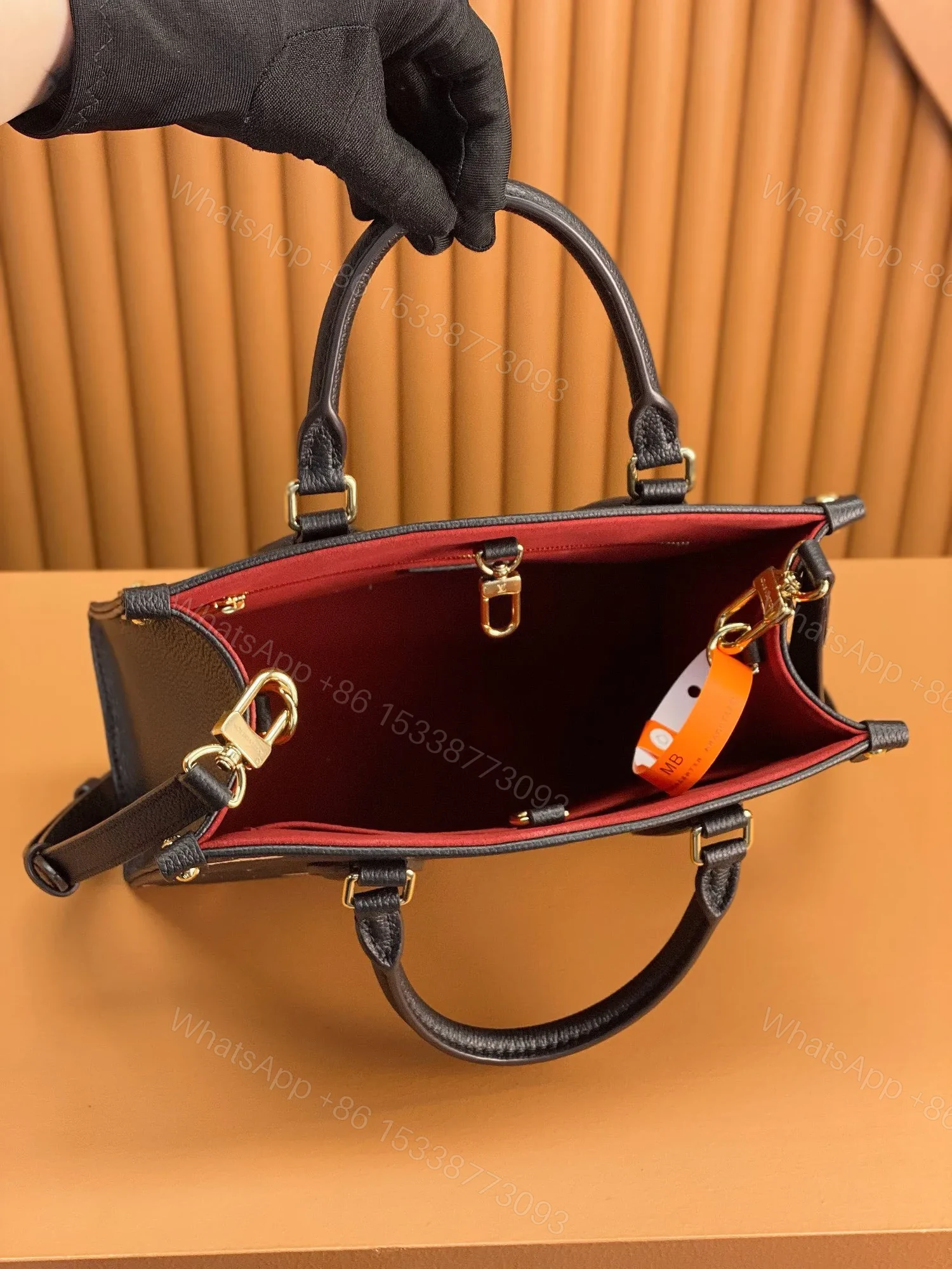 View 5 of Louis Vuitton LV On The Go PM Tote Bag Like Auth Handbags Woman’s 25cm