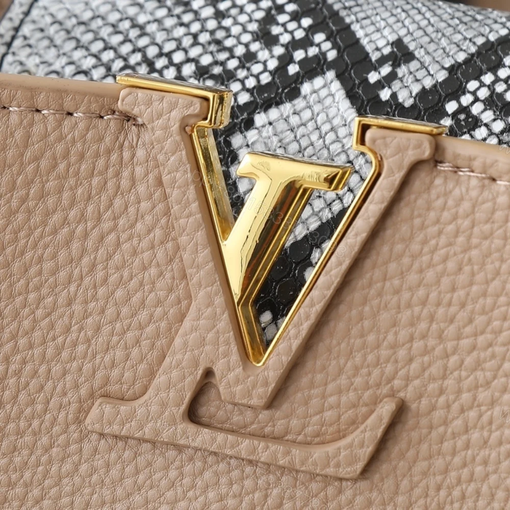 View 7 of Louis Vuitton Capucines BB Brown 27Cm N92041