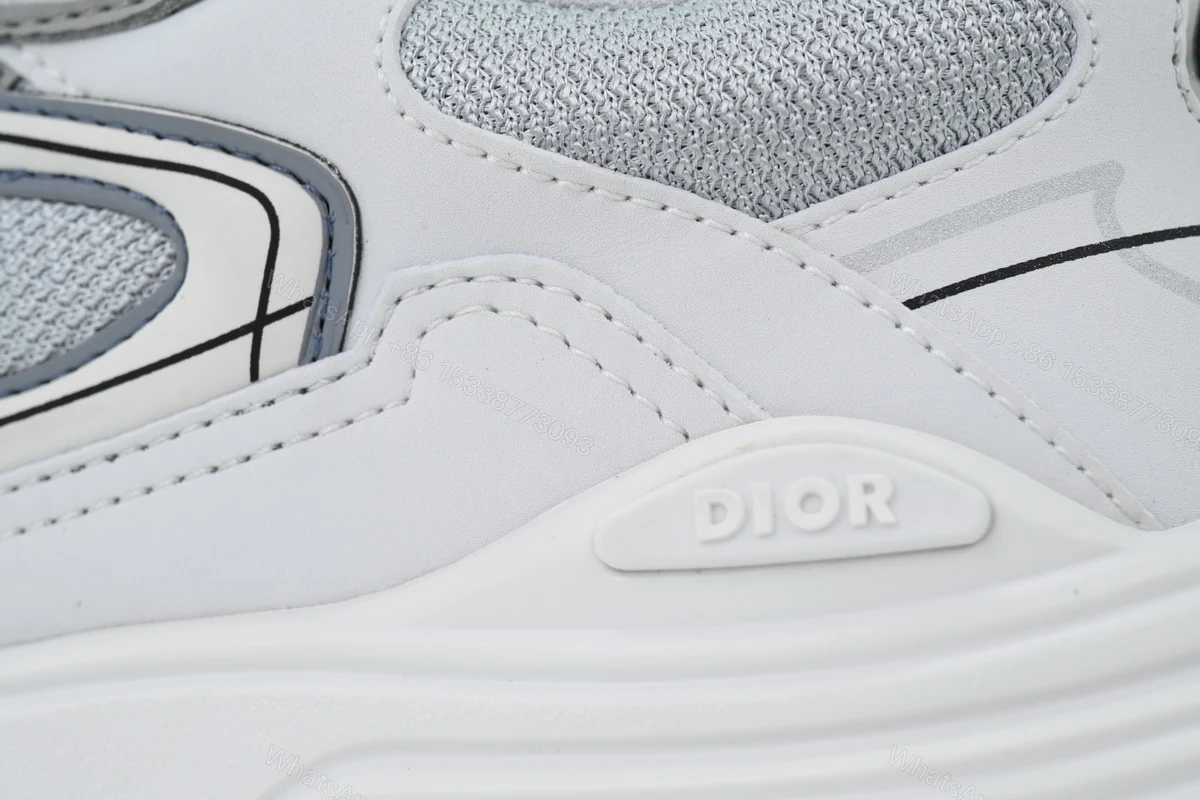 View 4 of Dior B30 Sneakers Grey White
