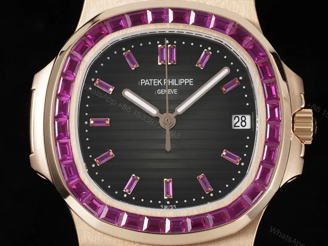 Patek Philippe Nautilus 5711 Rose Gold Diamond PATEK-NAUT5711-RG-D — view 1