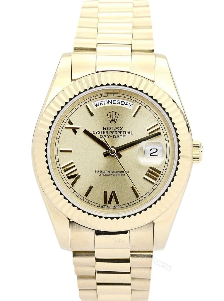Replica Rolex Day-Date II Gold Dial 218238 40 mm — view 1