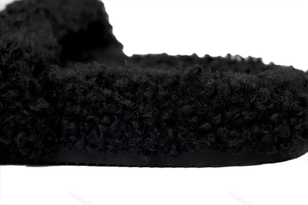 View 4 of Balenciaga Black And White Label outdoor slippers