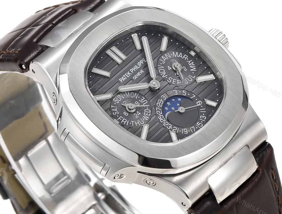 View 5 of Patek Philippe Nautilus Grey Perpetual Watch