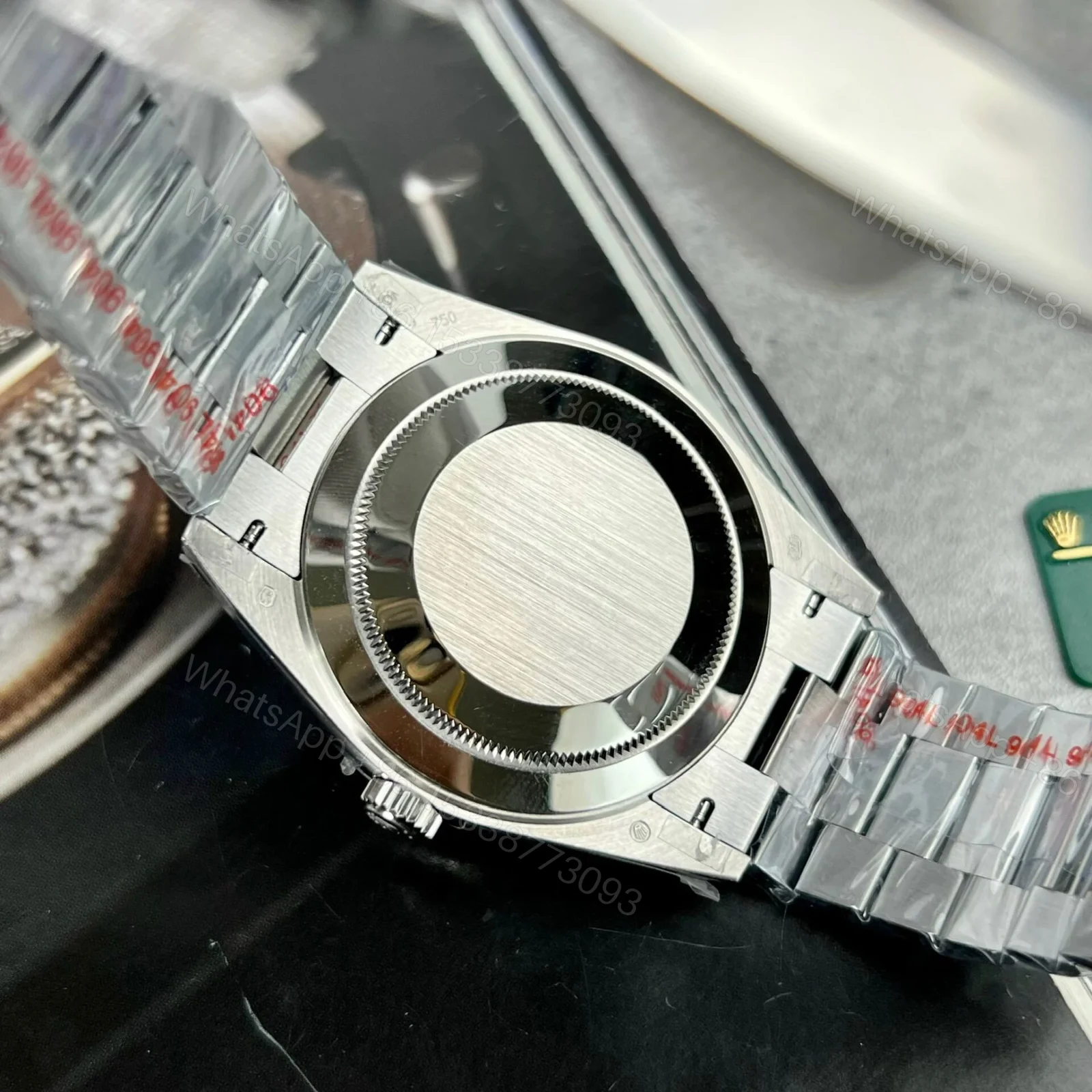View 8 of Superclone Rolex Day-Date Grey Stick Tapestry Dial 228239-0002 40 mm