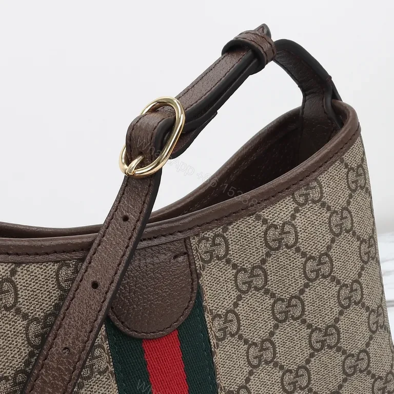 View 4 of G GG Supreme Shoulder Bag: Signature Craft & Versatility