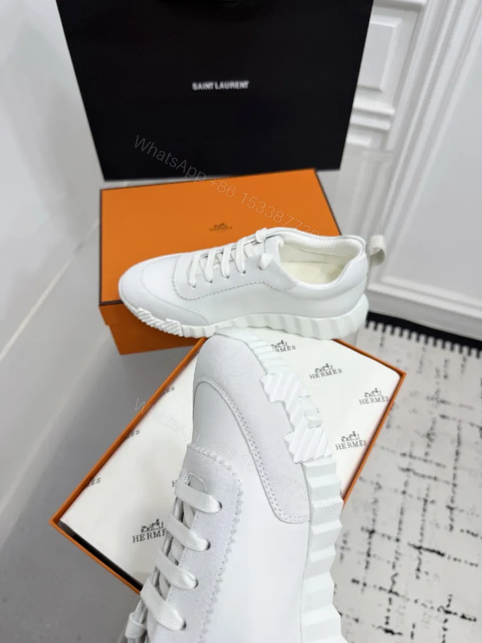 View 7 of Casual Luxe Runner: Modern Texture, Bold Detail Sneaker