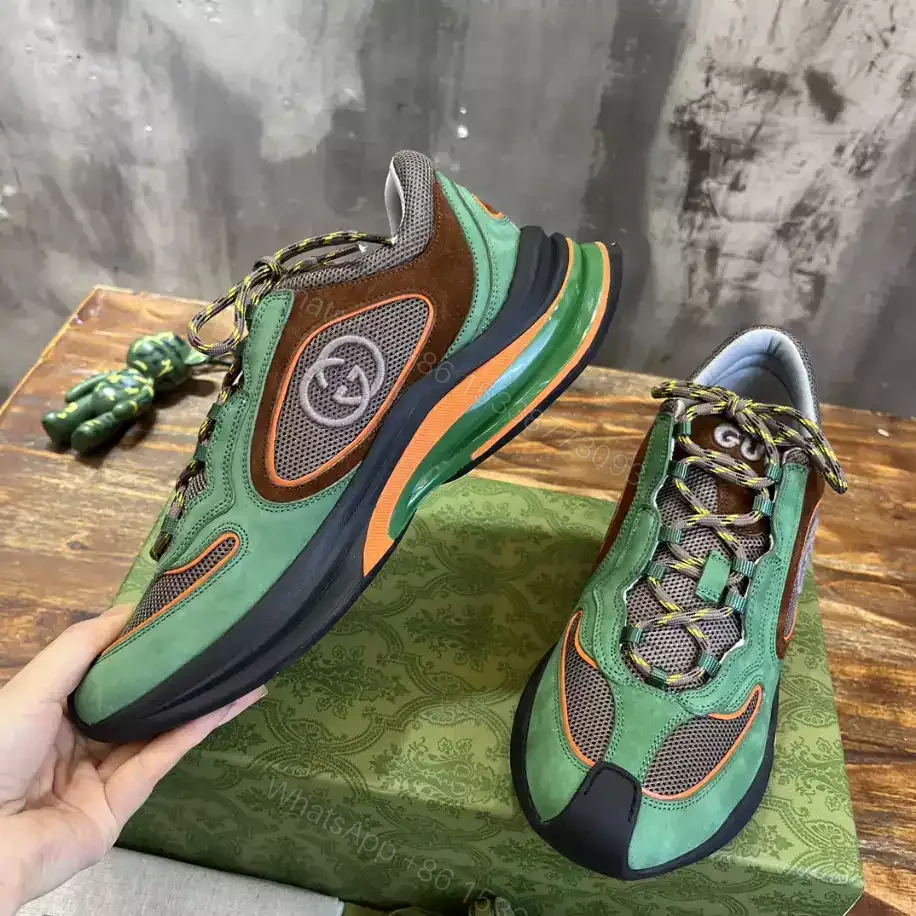 View 8 of GUCCI RUN SNEAKERS IN GREEN – GC163