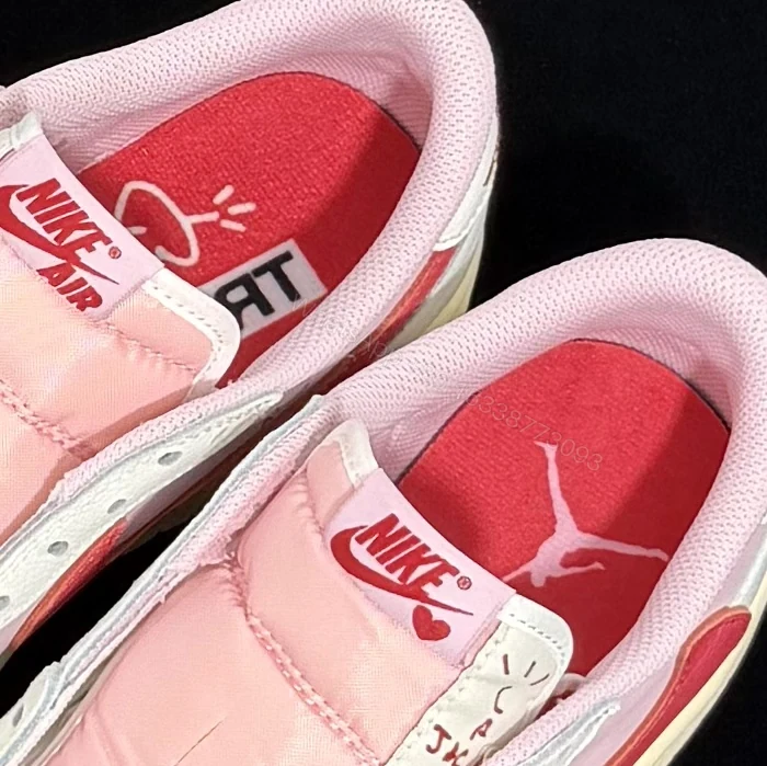 View 4 of Travis Scott x Air Jordan 1 Tropical Pink Reps