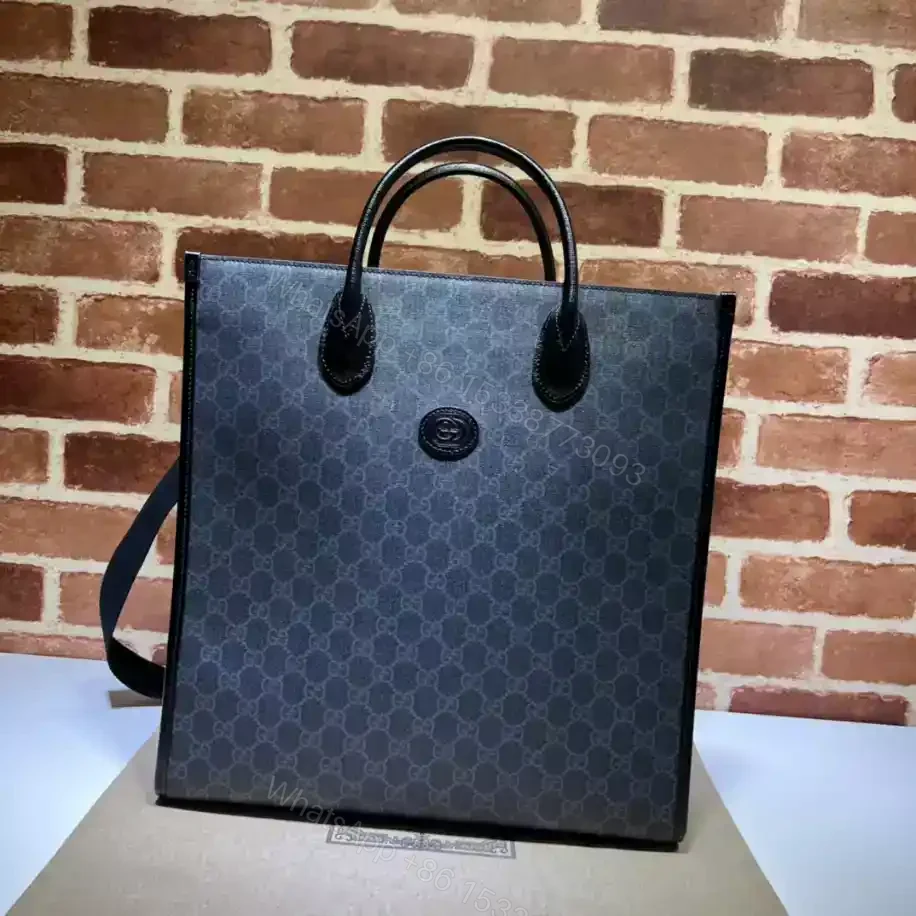 View 2 of MEDIUM TOTE BAG WITH INTERLOCKING G – GBC052