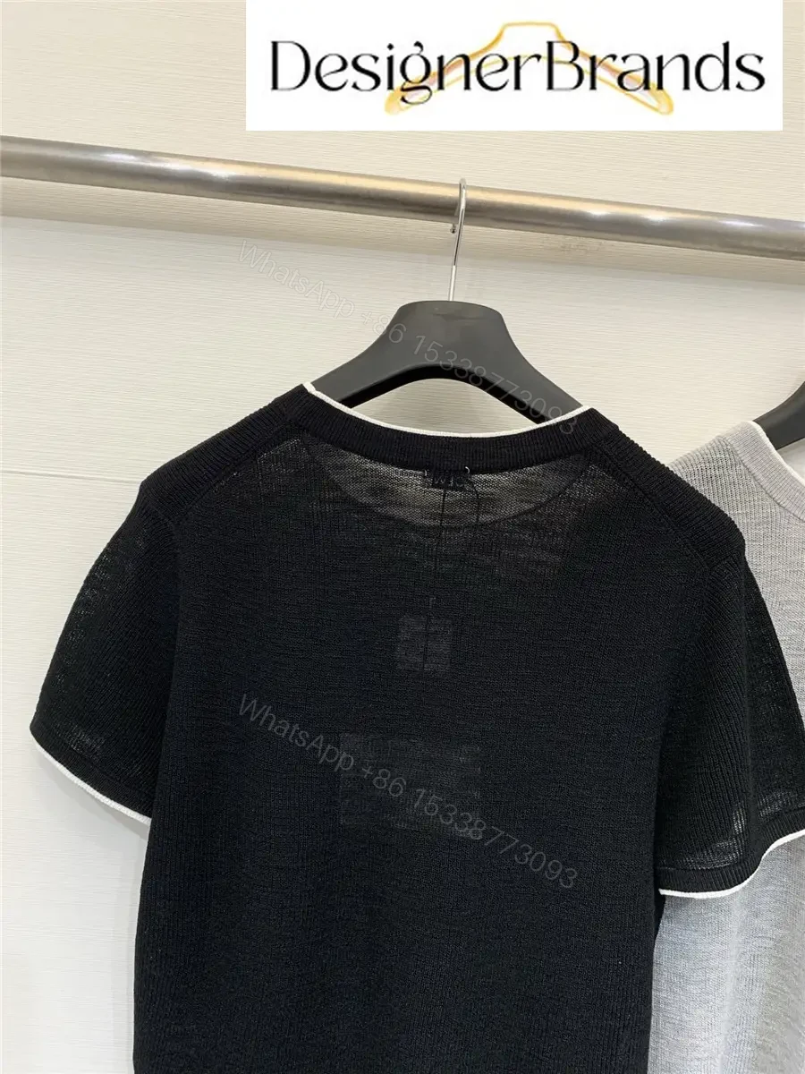 View 5 of Loewe Black Knitted Short-Sleeve Top