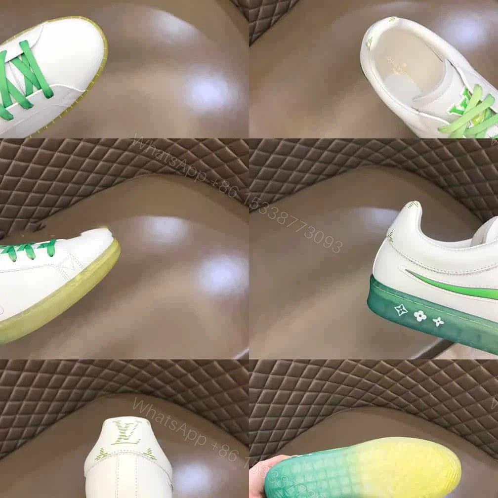 View 4 of Louis Vuitton Luxembourg Samothrace Trainers In Jaune – LSVT274