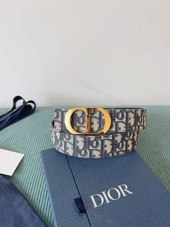 View 8 of Dior Oblique Belt: Signature Pattern, All-Season Style