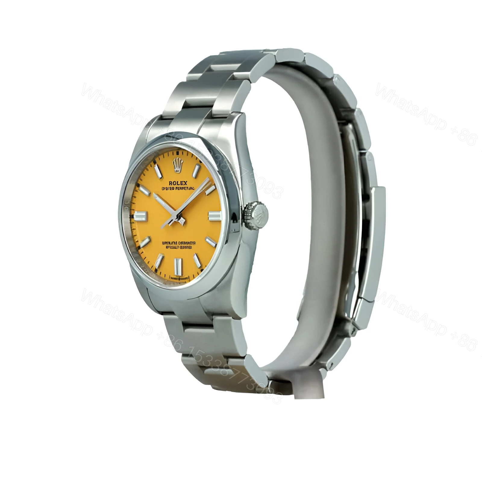View 3 of Rolex Oyster Perpetual Orange Dial 124300-0004 Replica
