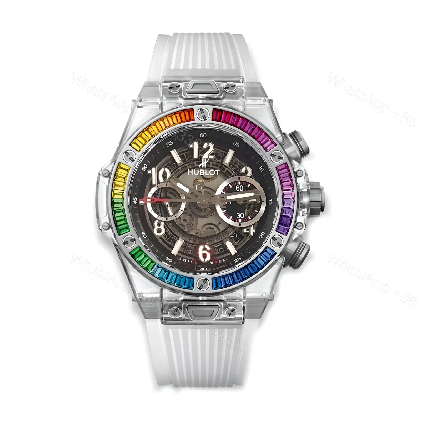 Hublot Rainbow Black Replica — view 1