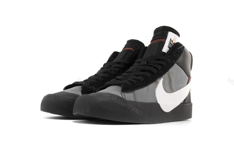 View 4 of Nike Blazer Mid Off-White Grim Reaper AA3832-001