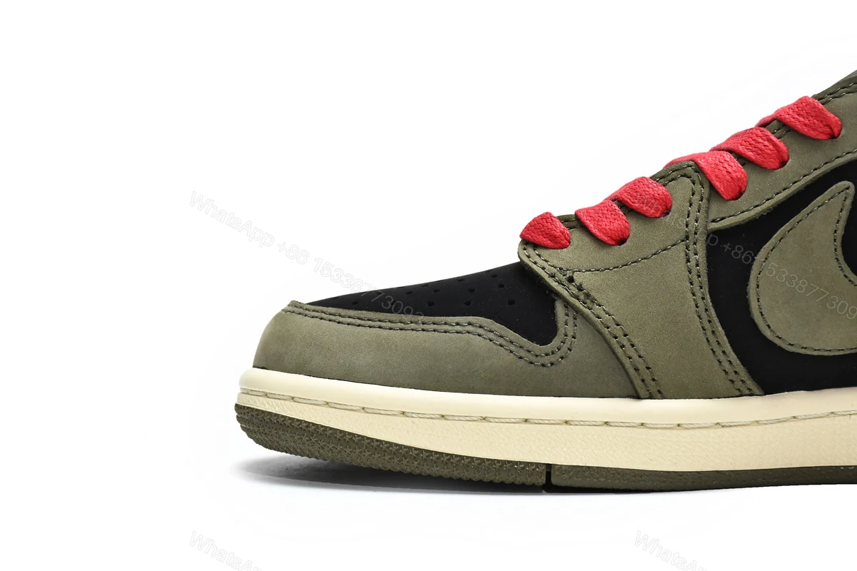 View 5 of Travis Scott x Air Jordan 1 Low Dark Green DM7866-196