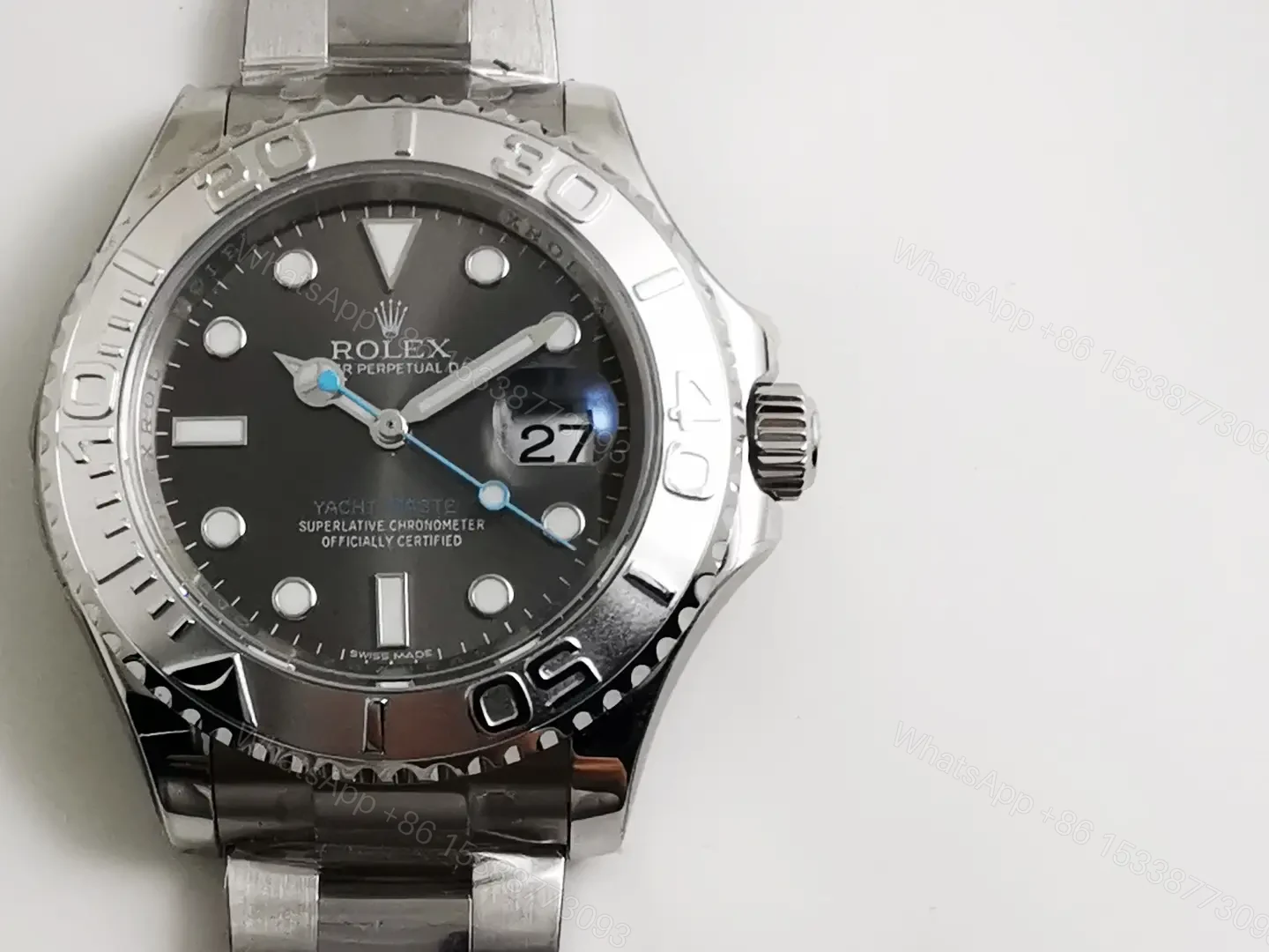 View 4 of Rolex Yacht-Master 40 Rolesium Dark Rhodium Dial 116622-0003