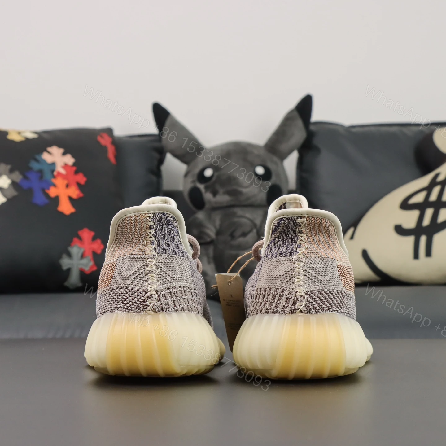 View 6 of Yeezy Boost 350 V2 Ash Pearl Replicas