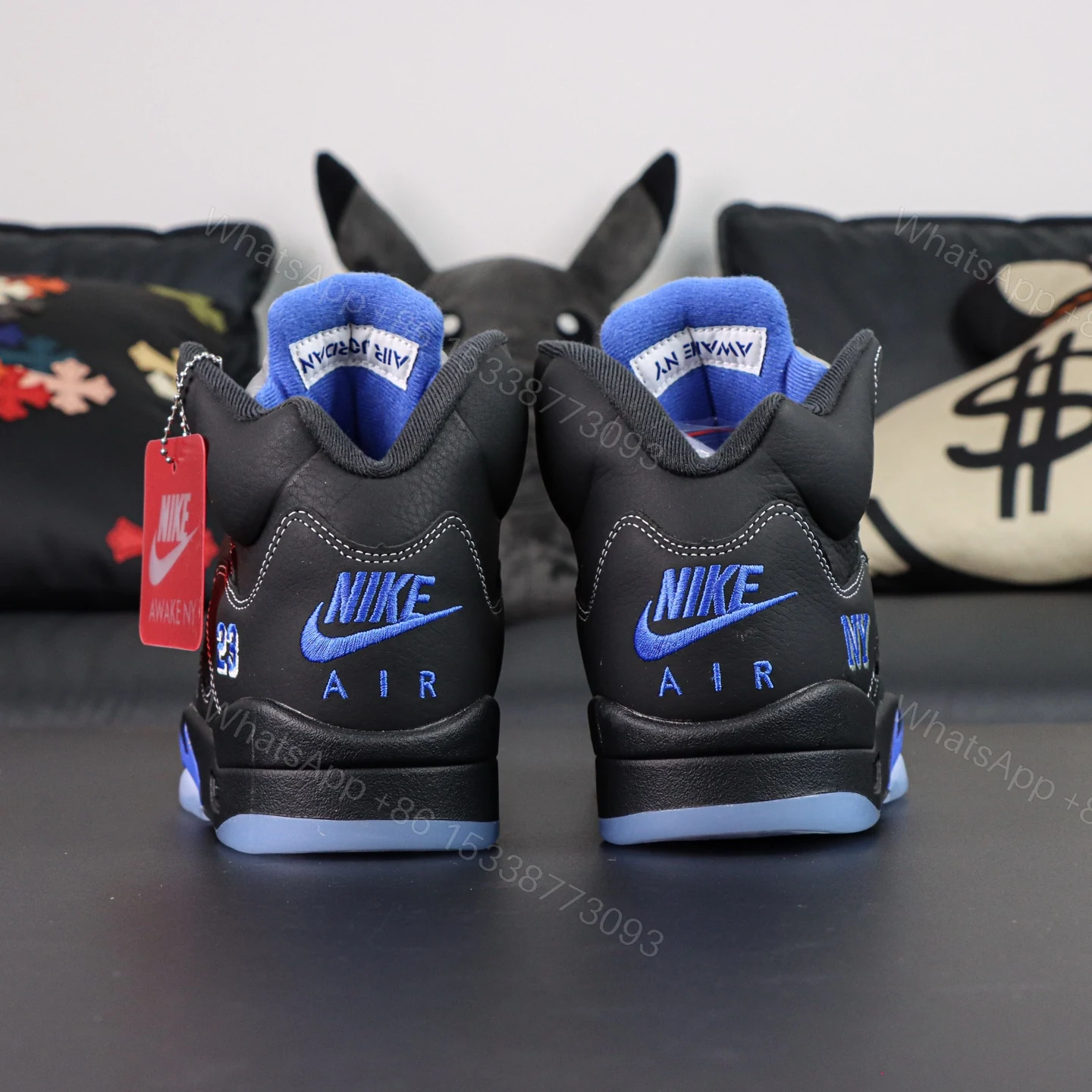 View 6 of Awake NY x Air Jordan 5 Retro Black Reps