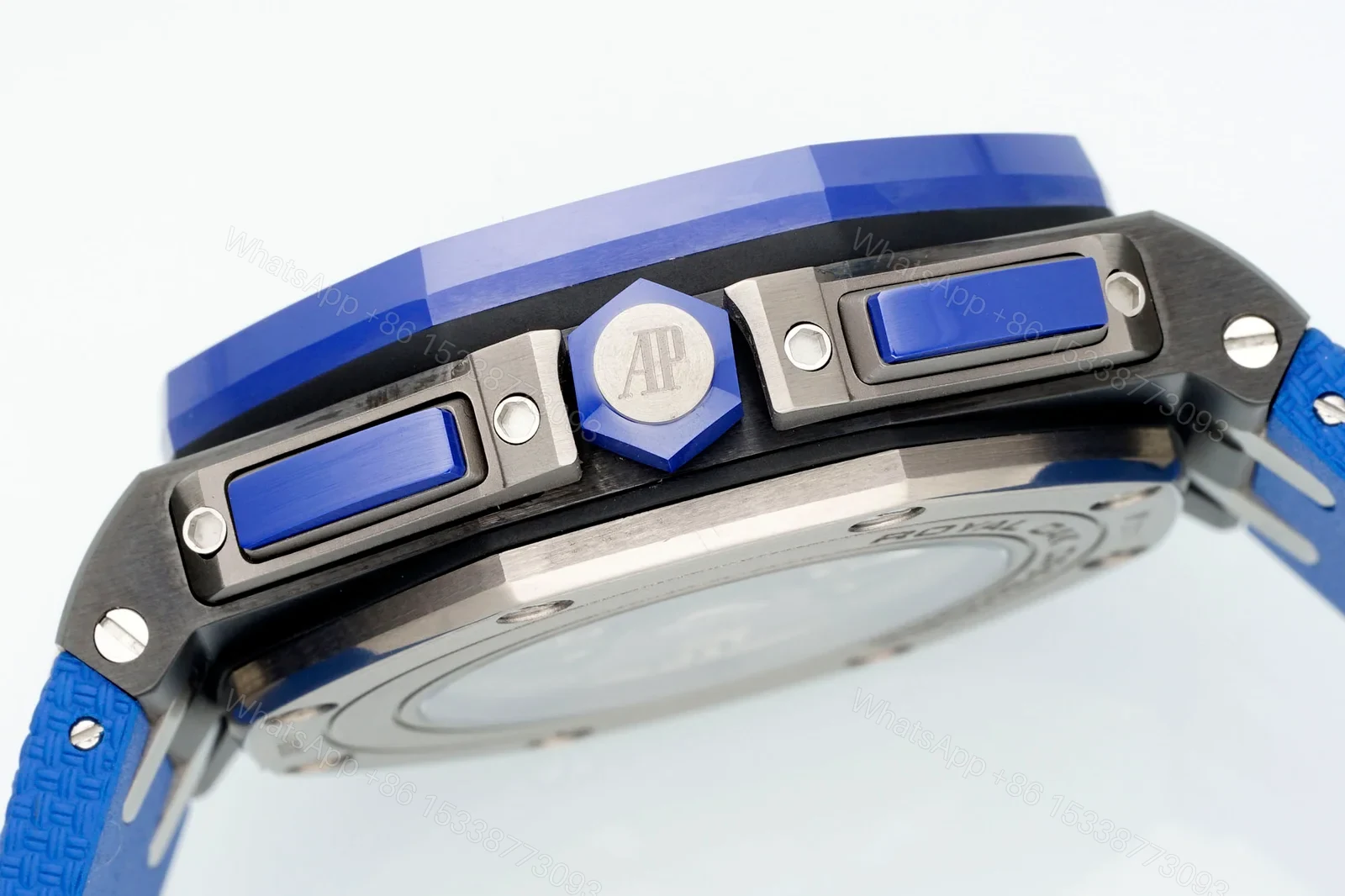 View 6 of AP Ceramic Chronograph Black Case Blue Dial Strap 2026 APJ-26400-CER-BLU