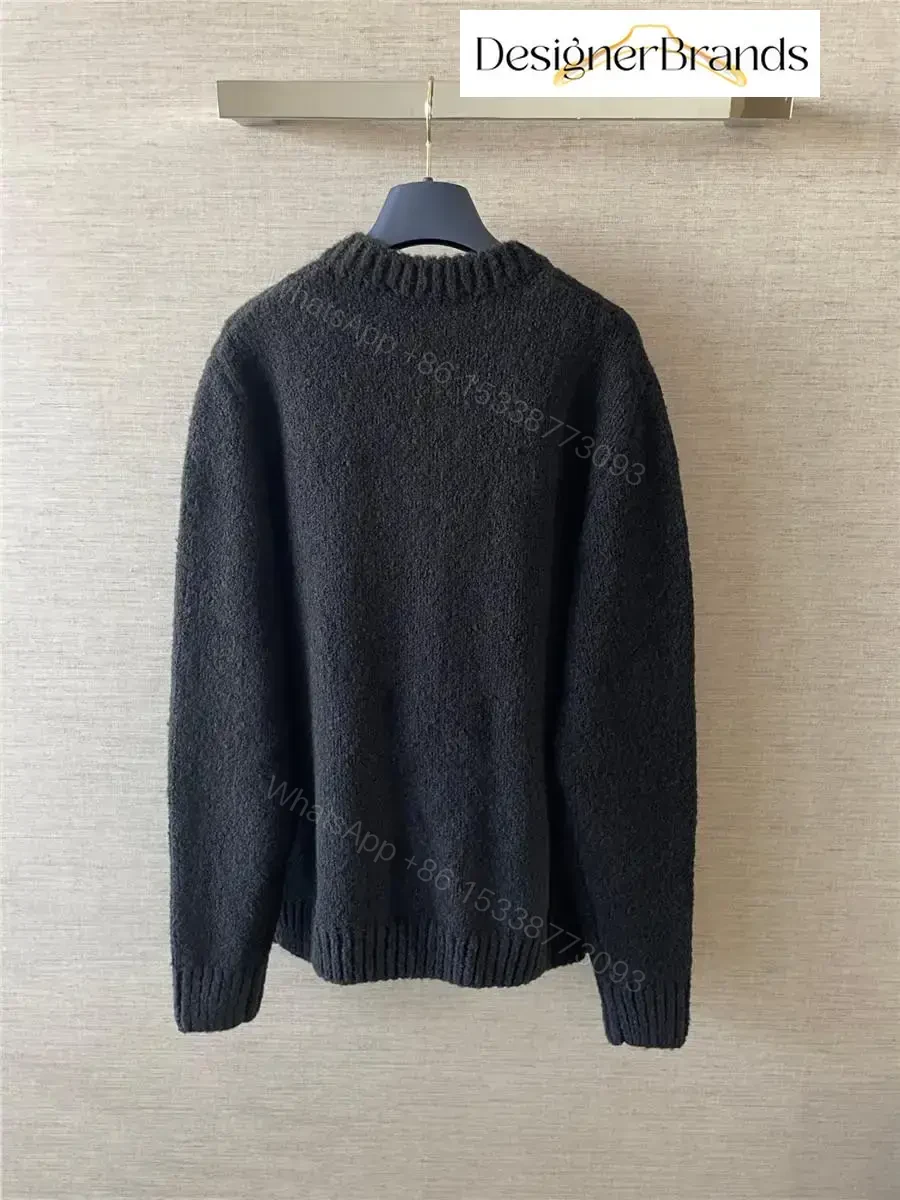 View 8 of Cozy Boucle Knit Cardigan – Bold LV Monogram, Signature Style