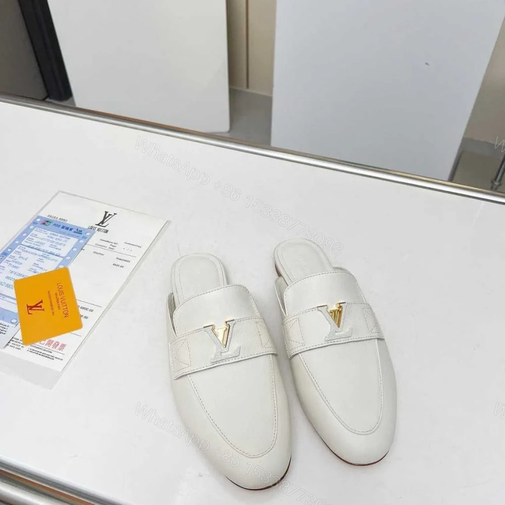 View 3 of LOUIS VUITTON MARE OPEN BACK LOAFER WHITE