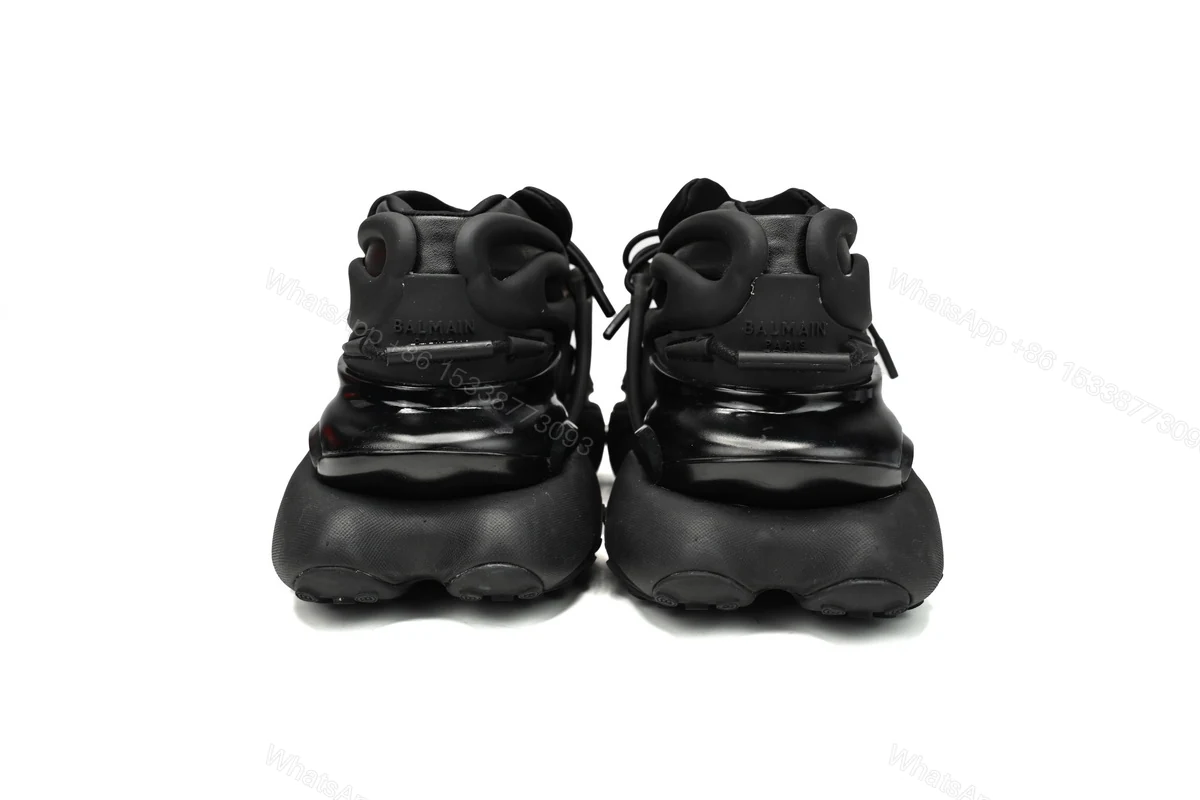 View 3 of BALMAIN Multikolor Buty sportowe Black YM1VJ309