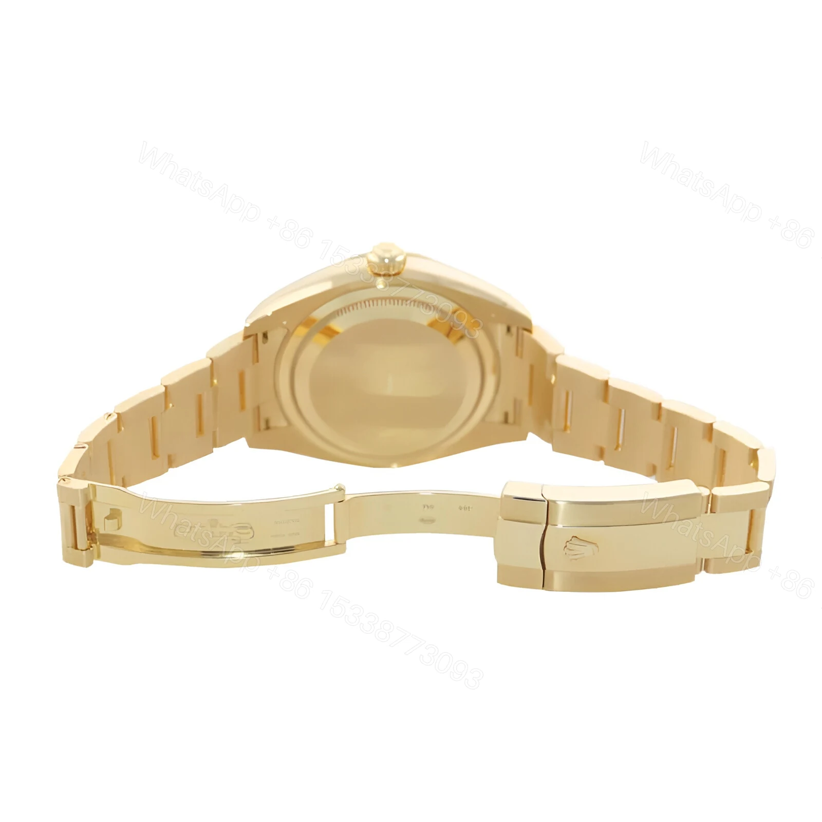 View 5 of Rolex Sky-Dweller Yellow Gold Fluted Bezel Replica