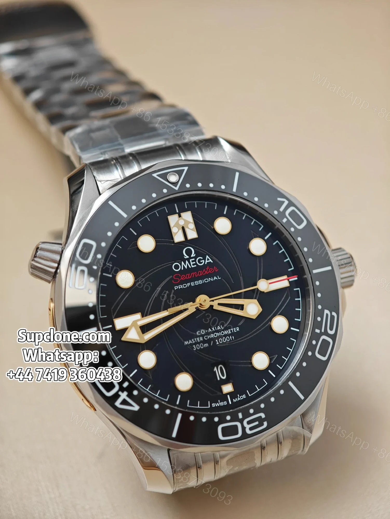 View 6 of Omega Super Clone Seamaster Diver 300M James Bond 210.22.42.20.01.003 42mm