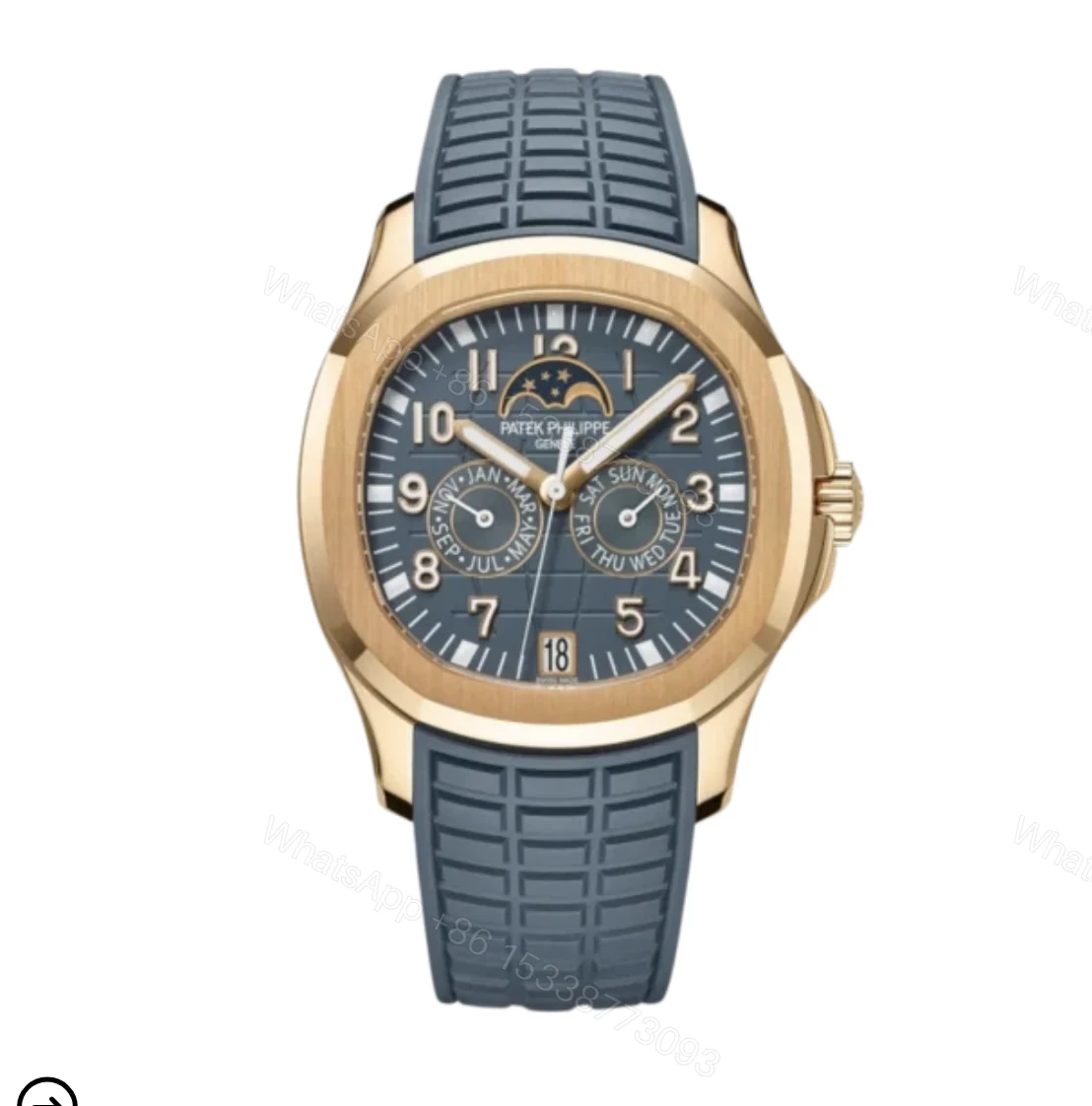 Replica Swiss Patek Philippe Aquanaut Rose Gold 40mm — view 1