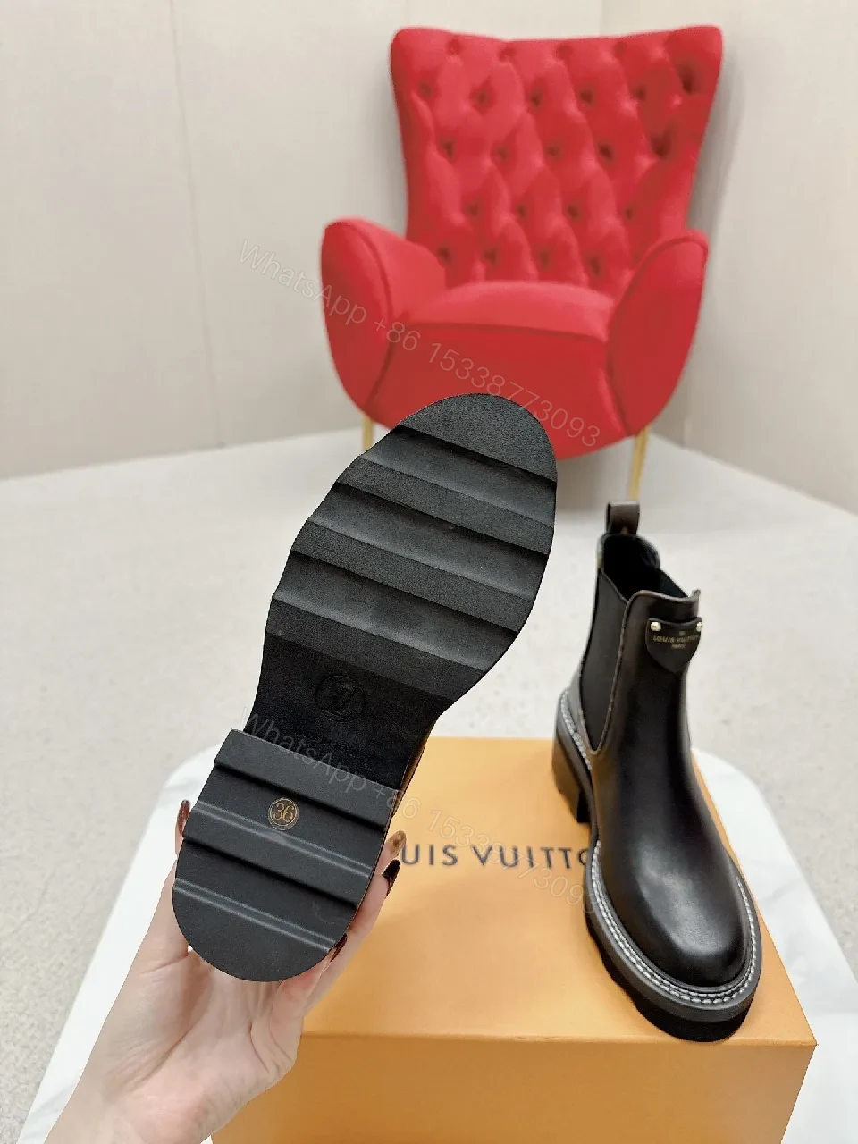 View 5 of Smooth Leather Chelsea Boots: All-Day Comfort, Black, Slim Profile