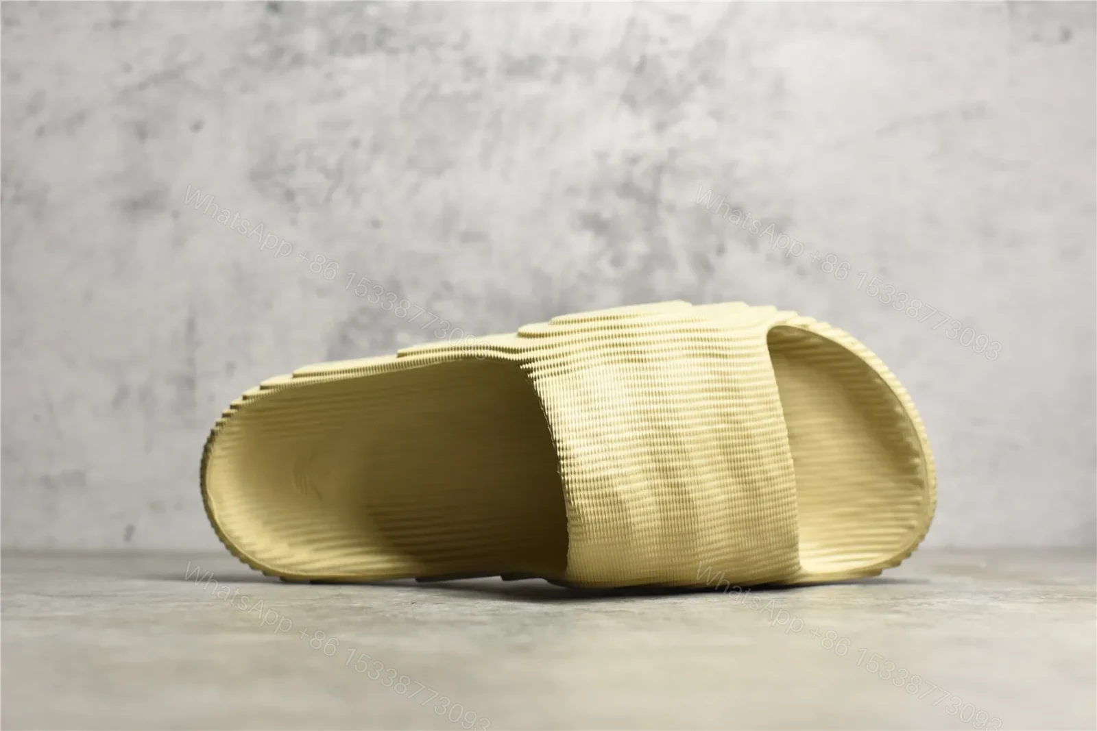 View 4 of UA originals adilette yellow