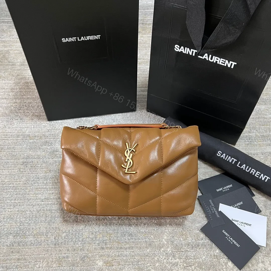 View 2 of SAINT LAURENT LOULOU TOY PUFFER In Lambskin
