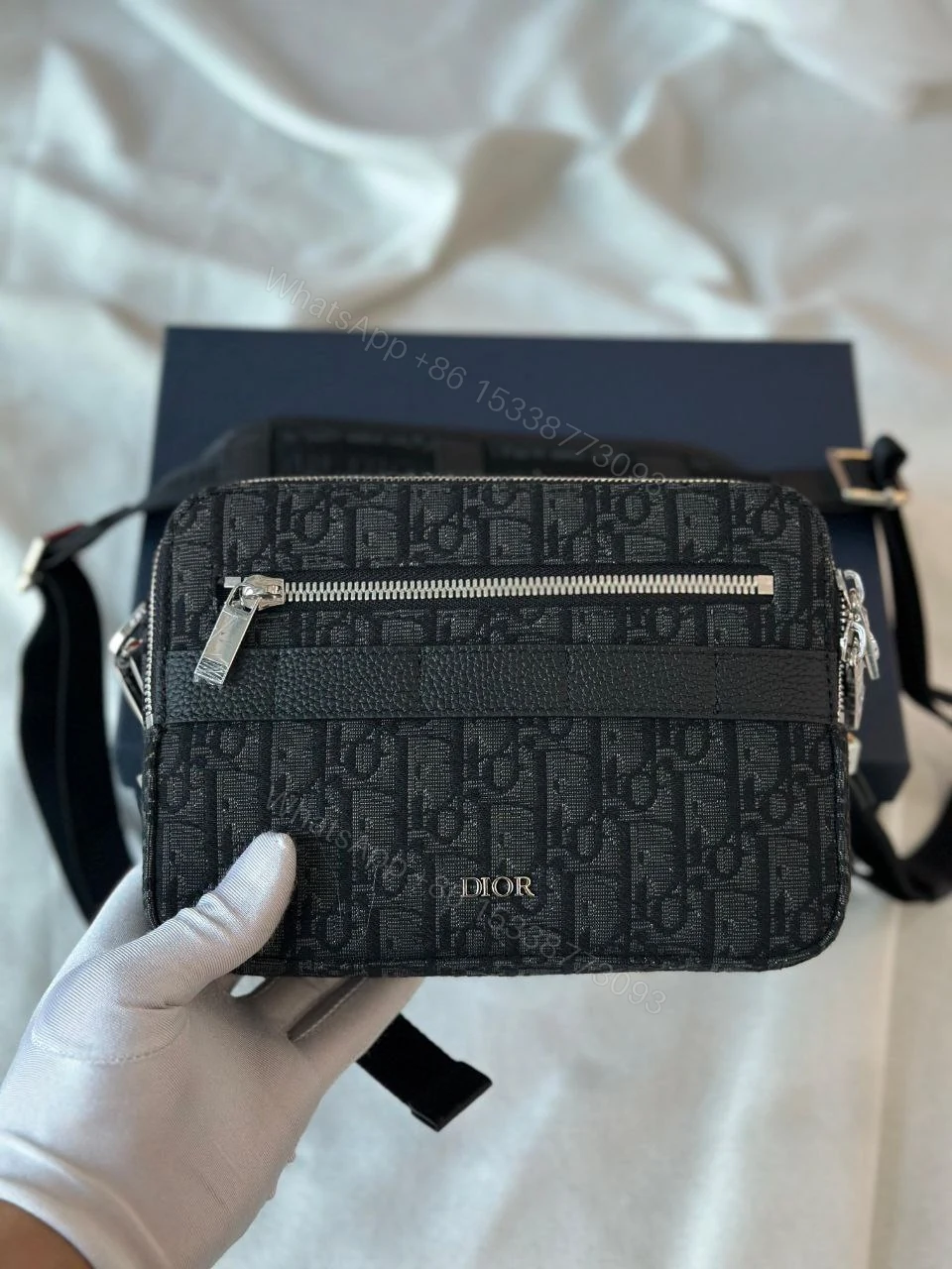 View 3 of CHRISTIAN DIOR HOMME Oblique Safari Messenger