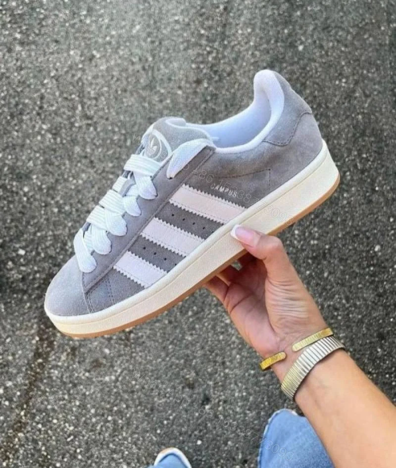 View 2 of First Copy Adidas Gazelle Grey White Men’s Sneakers Premium Quality First Copy Shoes