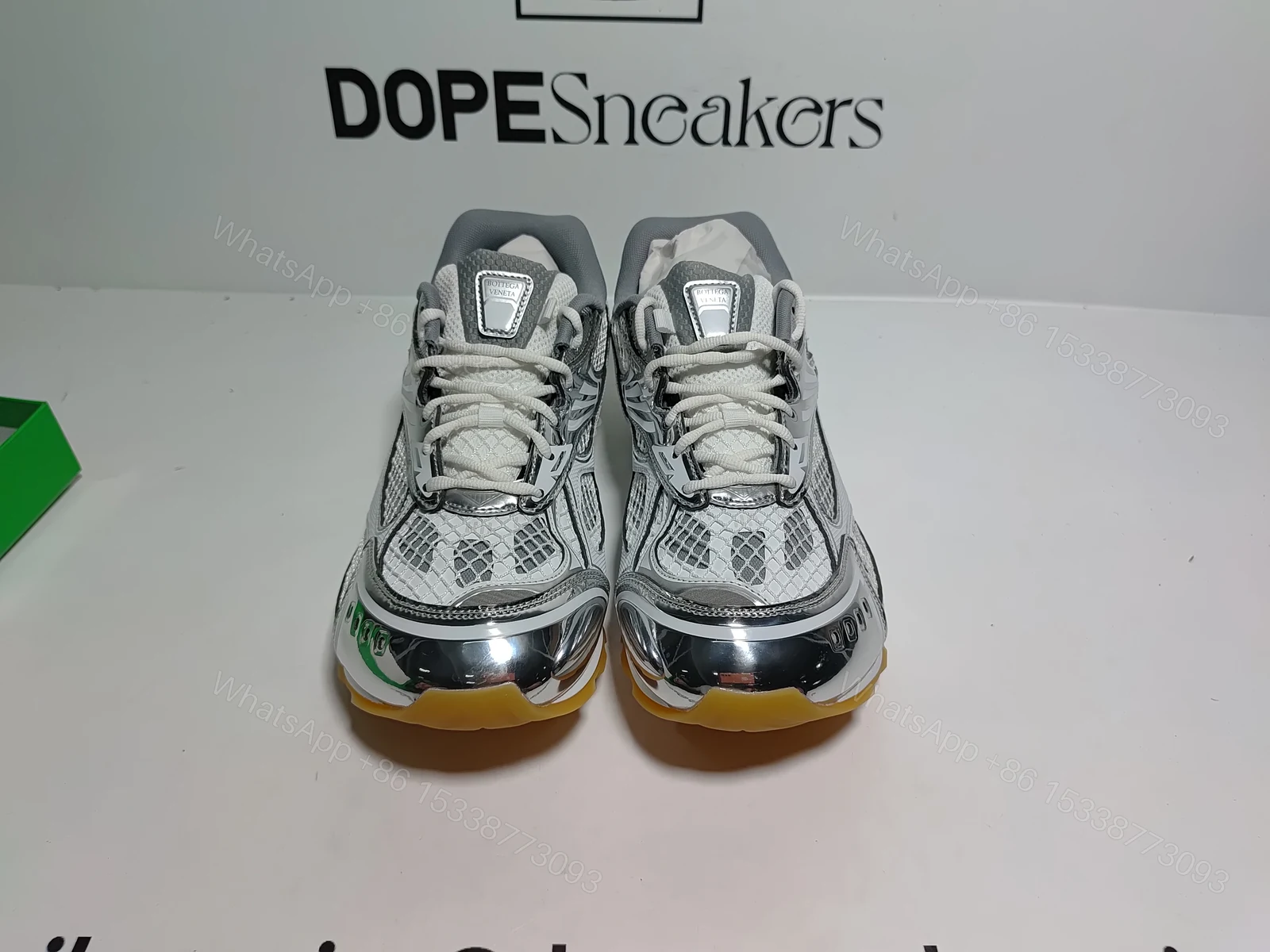 View 9 of Bottega Veneta Orbit Silver Reps