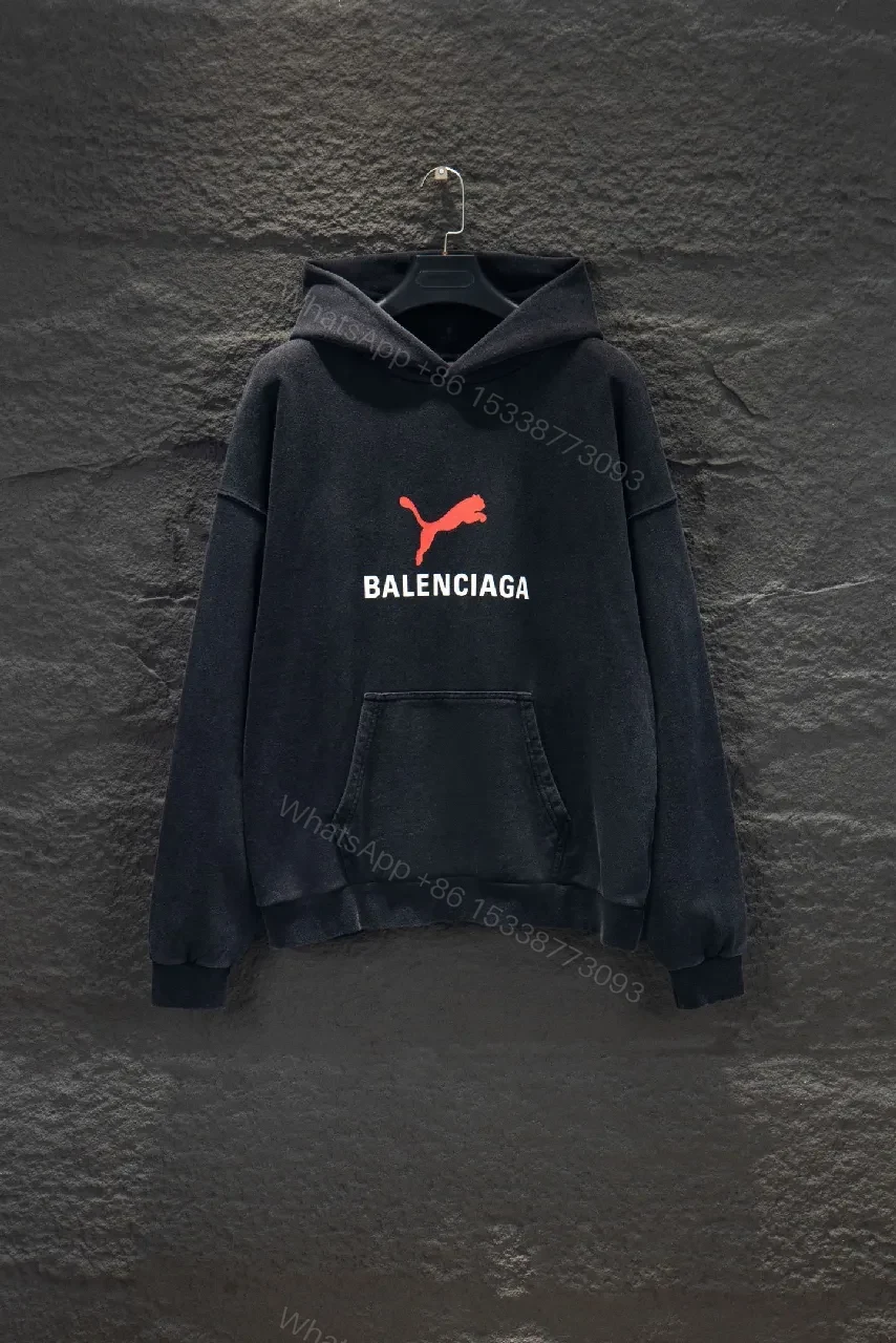 Charcoal Fleece Hoodie: Oversized, Logo Patch, Premium Comfort — view 1