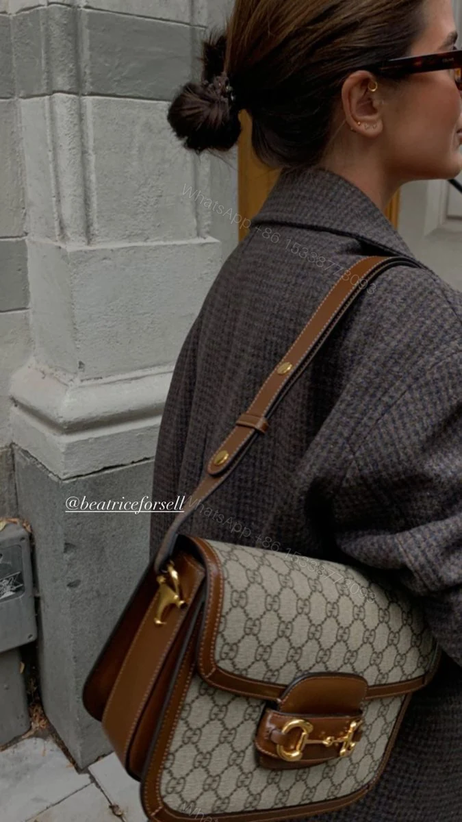 View 2 of FIRST COPY Gucci Horsebit 1955 Large Shoulder Bag
