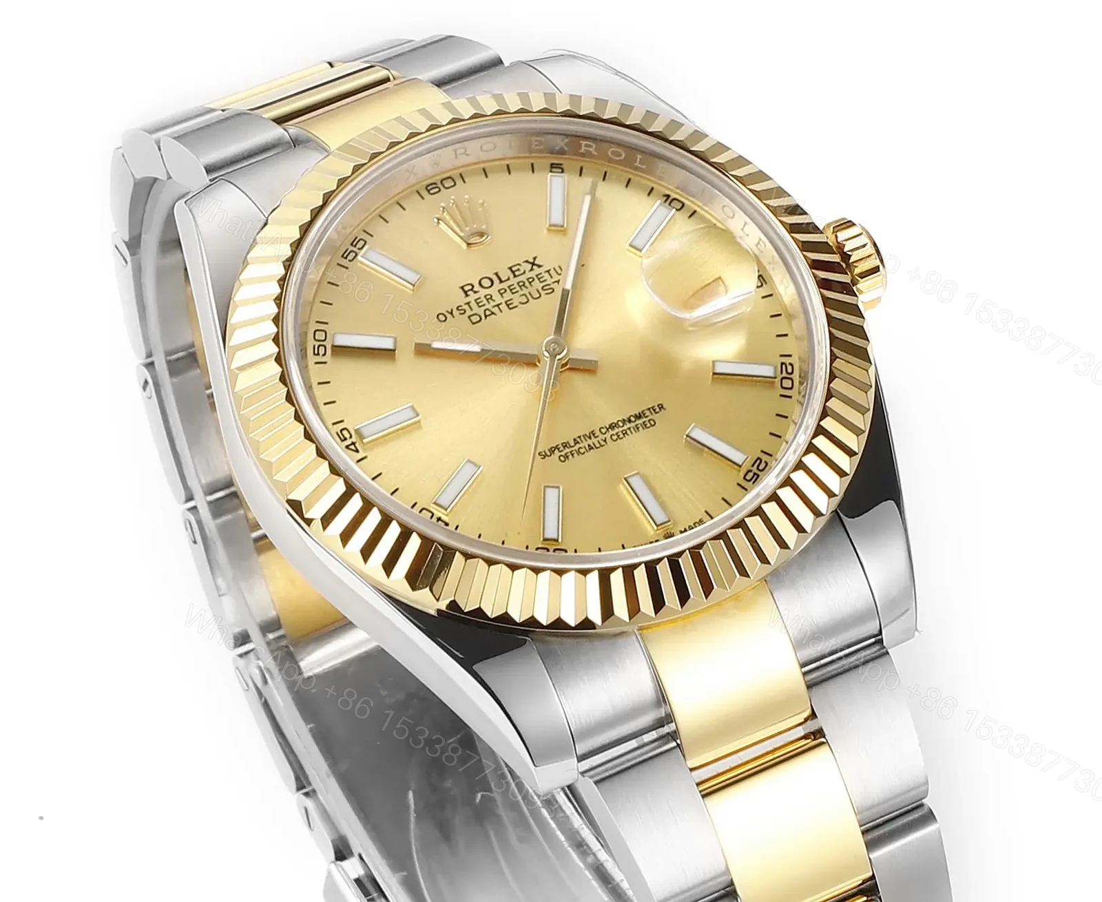 View 3 of C+ Factory Clean Factory DDF Classic Gold & Silver Watch 41mm