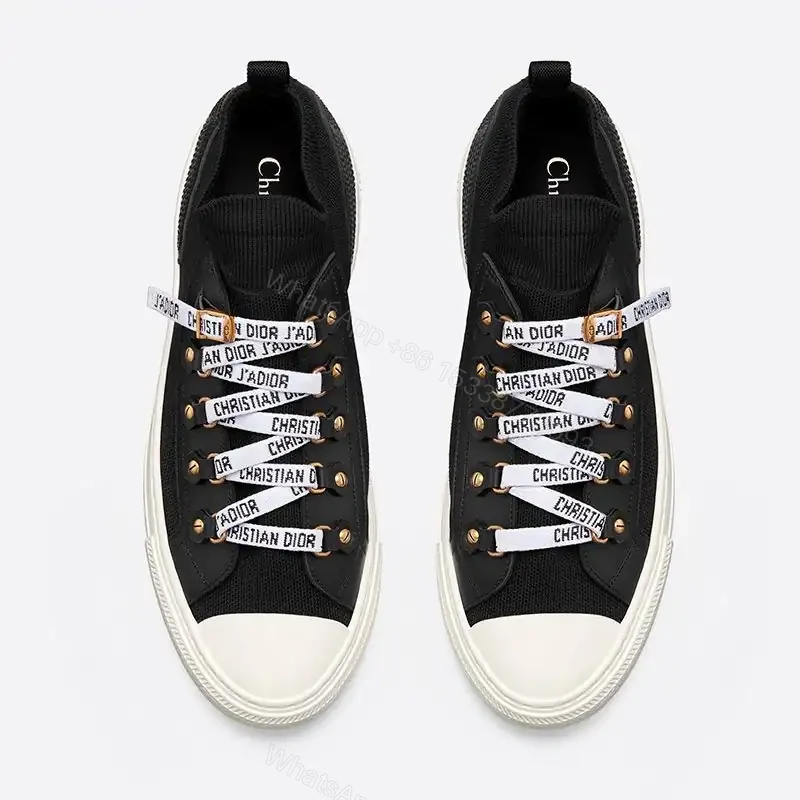 View 2 of WALK’N’DIOR SNEAKERS WOMEN TECHNICAL MESH AND CALFSKIN BLACK – CD174