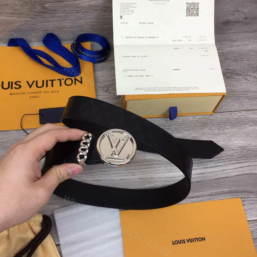 View 6 of LOUIS VUITTON LV CIRCLE BELT – B138