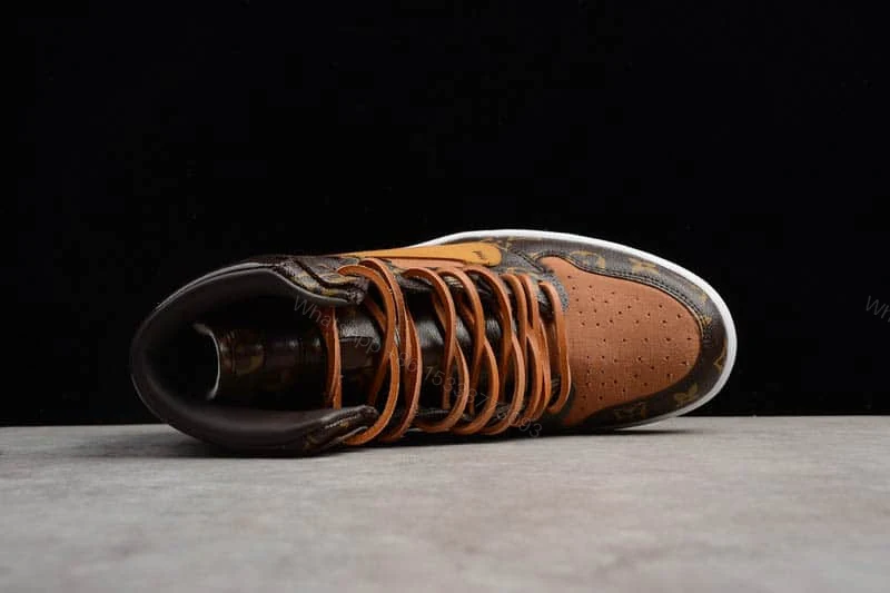 View 5 of NIKE AIR JORDAN 1 HIGH X OFF WHITE NRG COFFEE BROWN – NK002