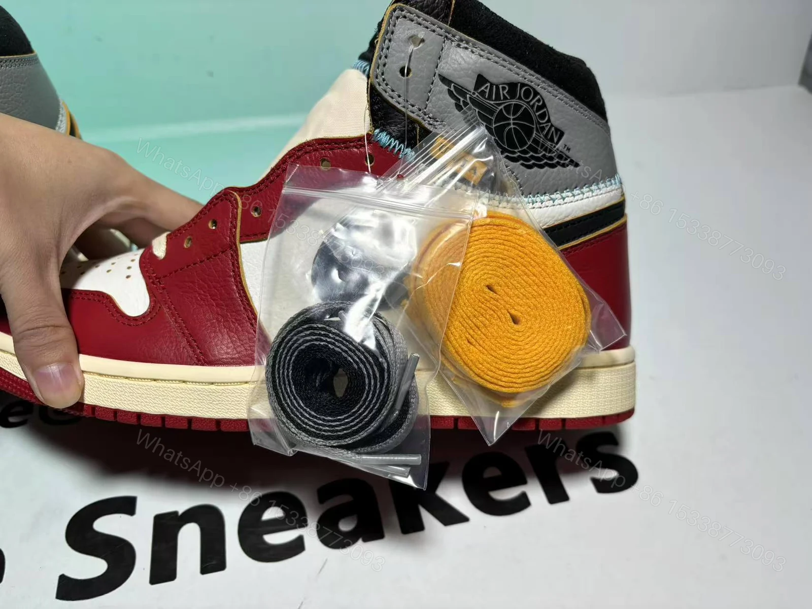 View 7 of Union LA x Air Jordan 1 Retro High OG SP 'Chicago Shadow' HV8563-600